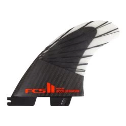 FCS 2 Accelerator PC Carbon Medium Black/Red Tri Retail Fins